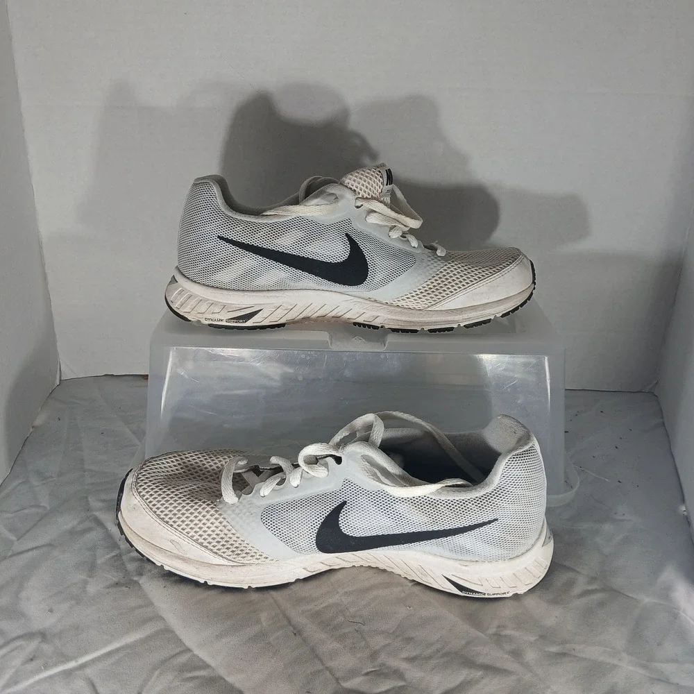 Nike Zoom Fly White Grey Black Running‎ Shoes 652829-100 Mens 8 Womens 9.5